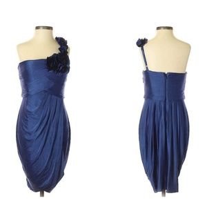 BCBG blue cocktail dress sz S